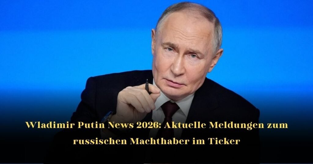 Wladimir Putin News 2026: Aktuelle Meldungen zum russischen Machthaber im Ticker