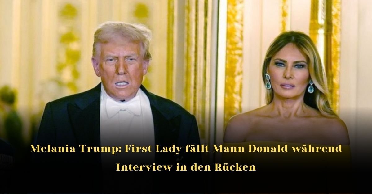 Melania Trump First Lady fällt Mann Donald während Interview in den Rücken